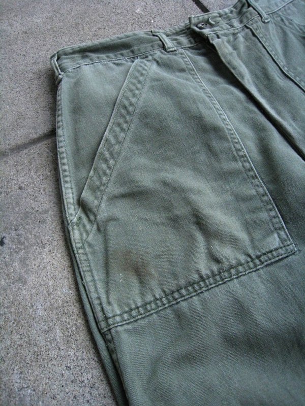 70's US ARMY Utility Pants Zip Type - Spring Store by rightyright