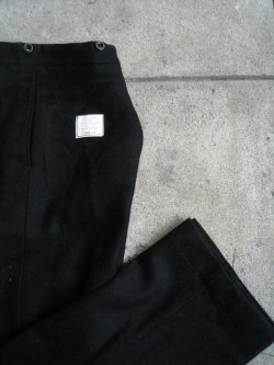 50's Royal Navy Blue Serge Trousers Dead Stock