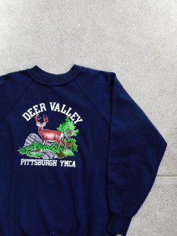 80's PITTSBURGH YMCA Sweat Shirt Dead Stock