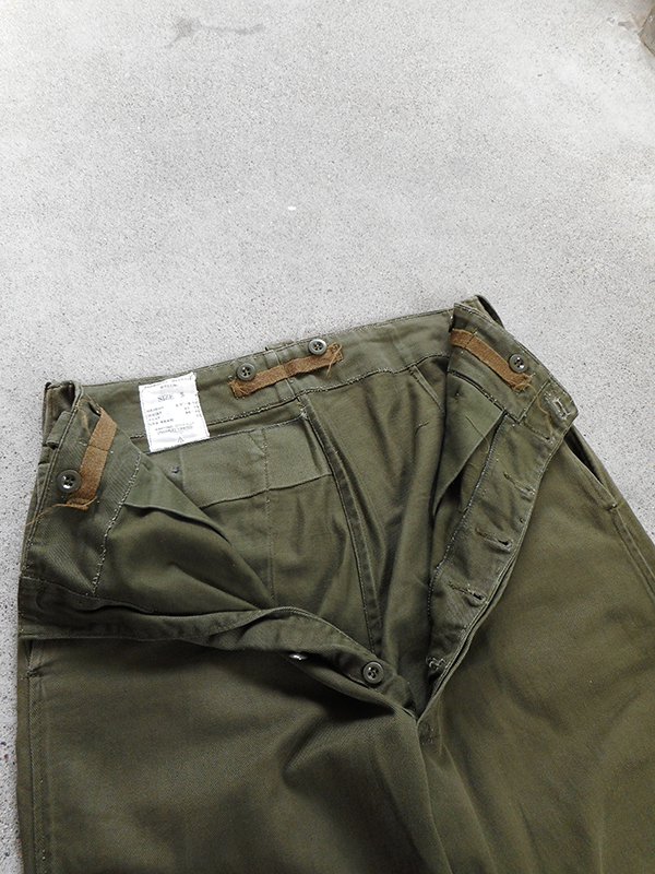 60's British Army Overall Green Trousers - Spring Store by rightyright