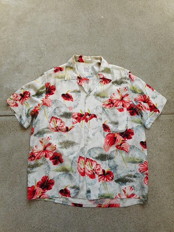 50-60's PENNEY'S Hawaiian Shirt - Spring Store by rightyright