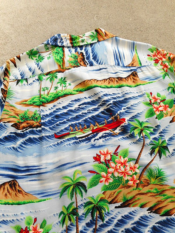 50-60's PENNEY'S Hawaiian Shirt - Spring Store by rightyright