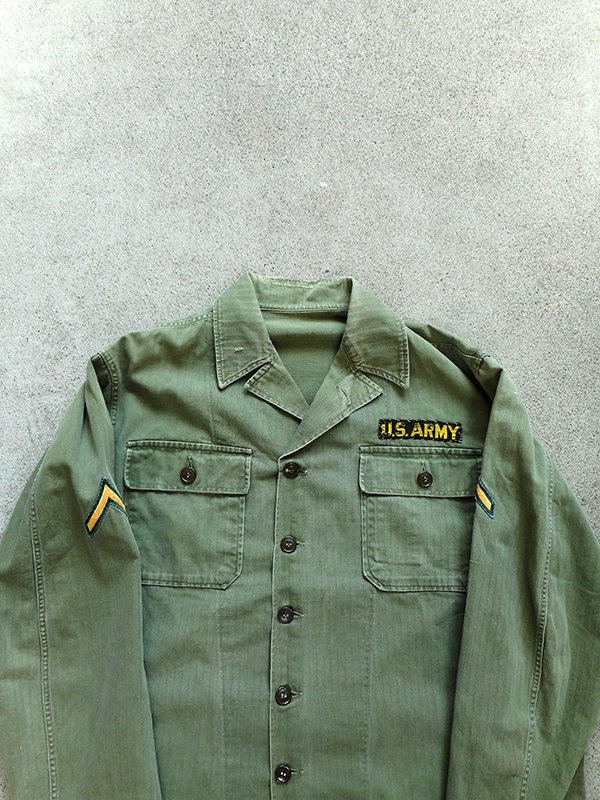 40-50's US ARMY M-47 HBT Utility Shirt - Spring Store by rightyright