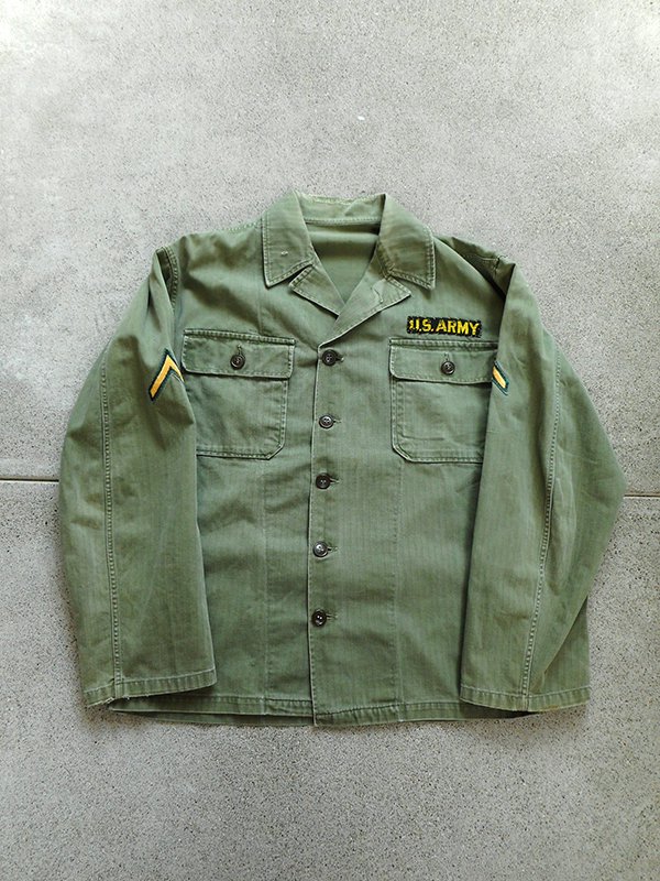 40-50's US ARMY M-47 HBT Utility Shirt - Spring Store by rightyright