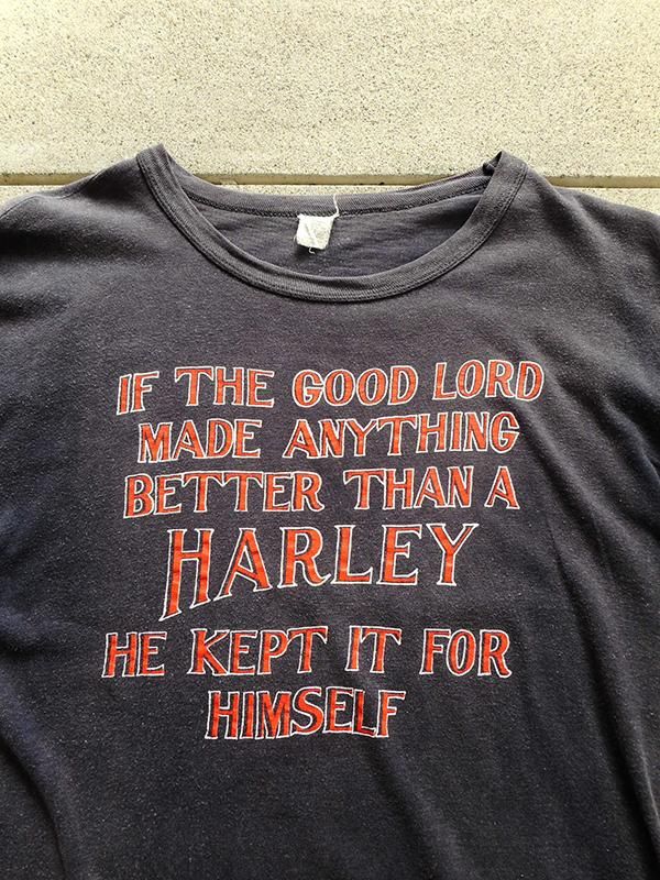 70's Harley Davidson T-Shirt - Spring Store by rightyright