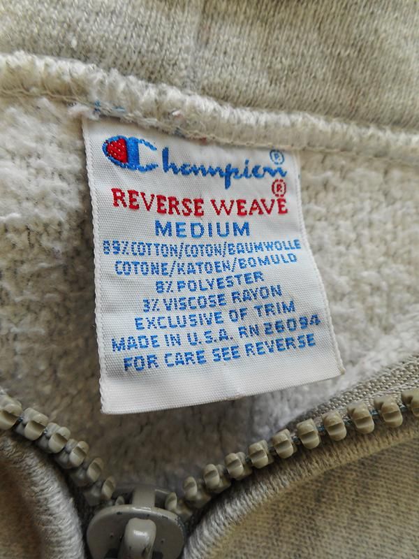 90's Champion Reverse Weave Full Zip Parka - Spring Store by