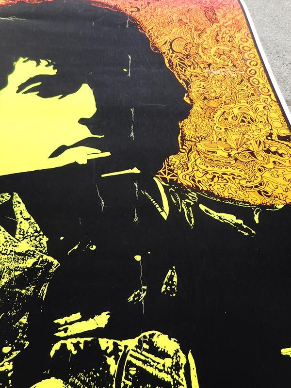 60's Joe Roberts JR. Bob Dylan Black Light Poster - Spring
