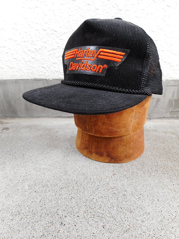 80-90's Harley Davidson Corduroy Cap Dead Stock - Spring Store by