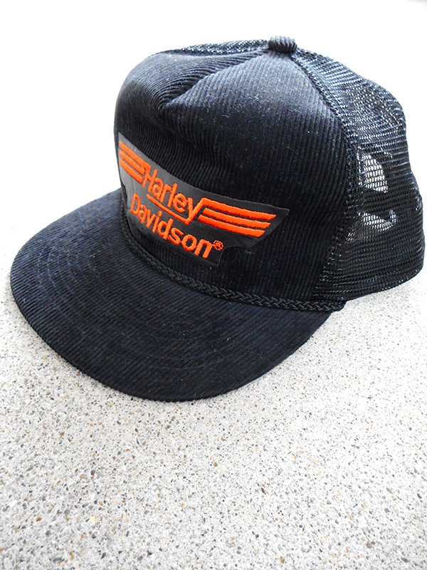 80-90's Harley Davidson Corduroy Cap Dead Stock - Spring Store by