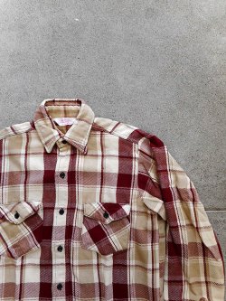 70-80's JIM CATFISH HUNTER Flannel Shirt