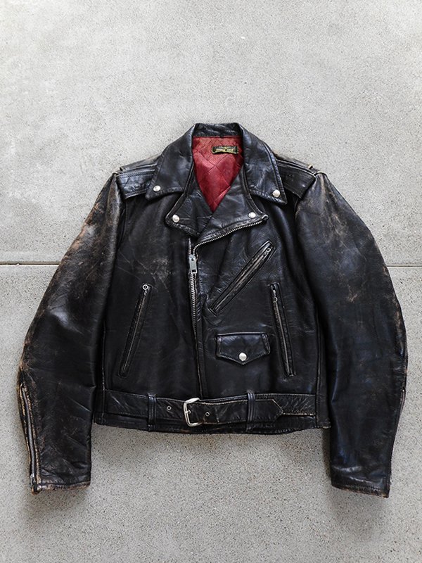 50-60's HORSE HIDE Riders Jacket - Spring Store by rightyright