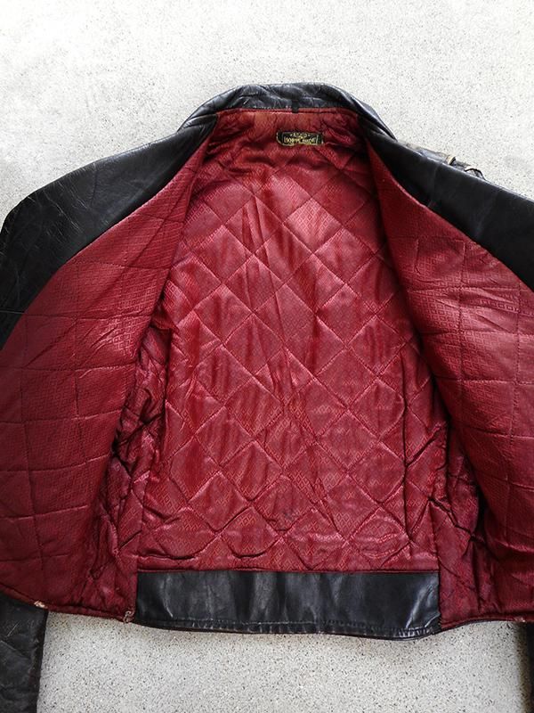 50-60's HORSE HIDE Riders Jacket - Spring Store by rightyright