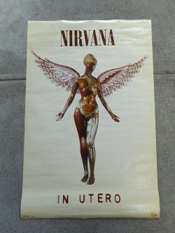 1993 NIRVANA IN UTERO Poster