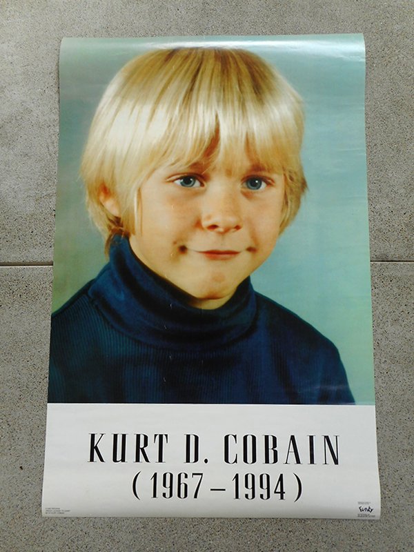 1995 KURT D. COBAIN (1967-1994) Poster - Spring Store by rightyright