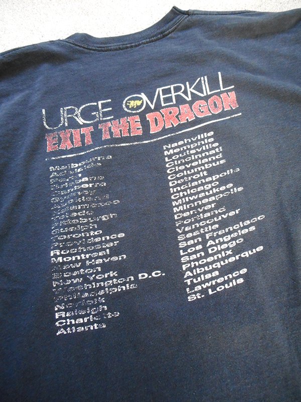 90’s URGE OVERKILL, Exit The Dragon Tour Tee - Spring Store by rightyright