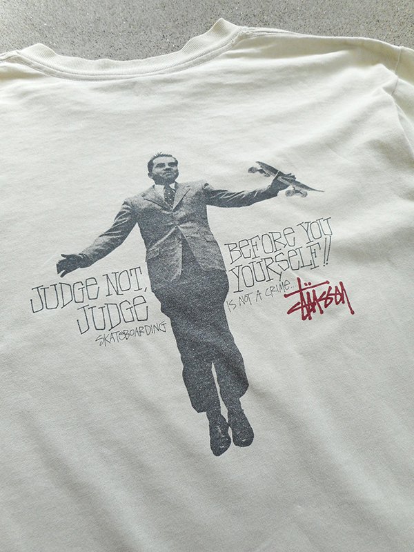 80's STUSSY REMIXED CLASSICS Nixon Print Tee - Spring Store by rightyright