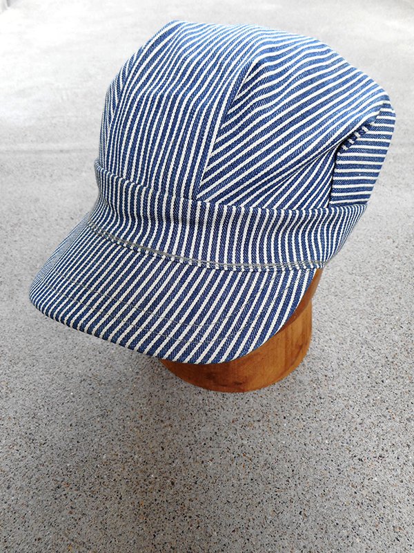 70's Hickory Stripe Work Cap Dead Stock - Spring Store by rightyright