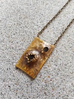60-70's Bronze Necklace made in Finland