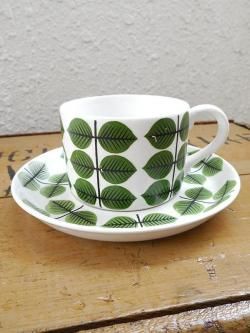 60-70's Bersa Tea Cup & Saucer by Stig Lindberg for Gustavsberg