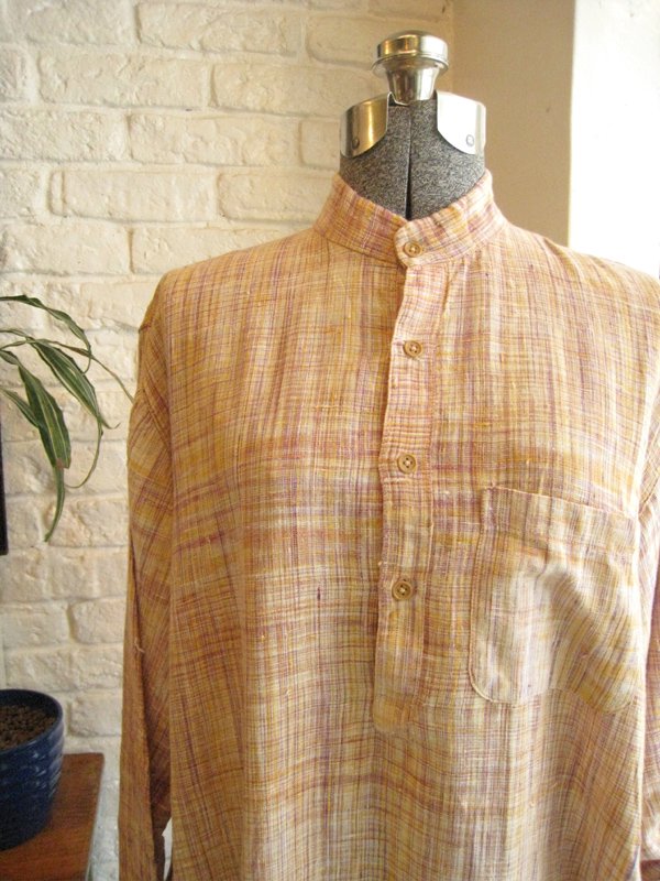 60-70's Indian Cotton Pullover Shirt - Spring Store by rightyright