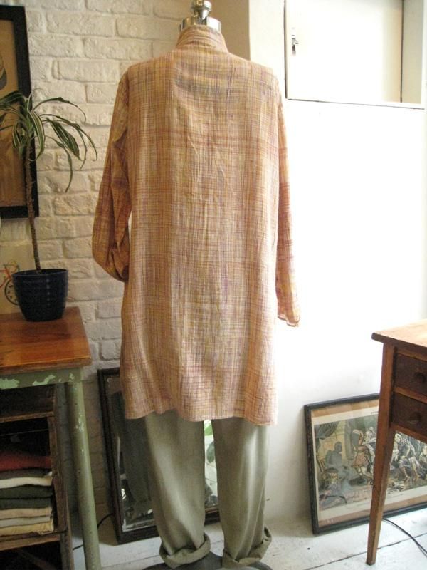 60-70's Indian Cotton Pullover Shirt - Spring Store by rightyright