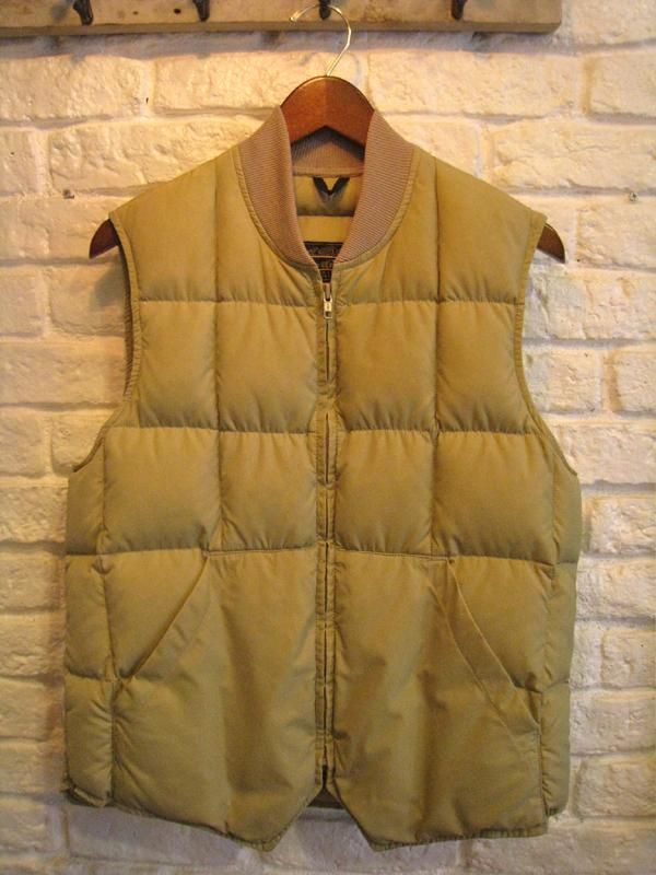 80s EDDIE BAUER(エディーバウアー) ダックカモ　ダウンベスト身幅57cm