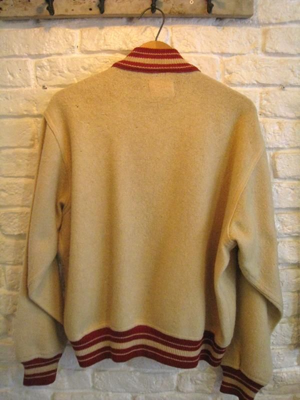 50s 60s oliver bros スタジャン　ウール usa製 cd96bf7b03f48653574bc9475968e6