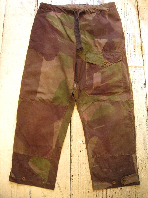 WWII British Army Windproof Camo Trousers - Spring Store by 