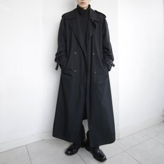 old super long trench coat