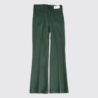 vintage flare poly trousers , dead stock