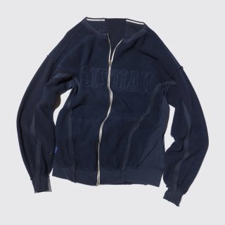 remake inside out sweat jacket , reversible 