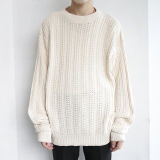 old cotton loose sweater