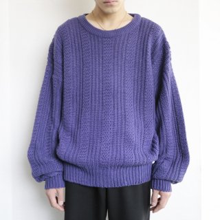 vintage woven cotton loose sweater 
