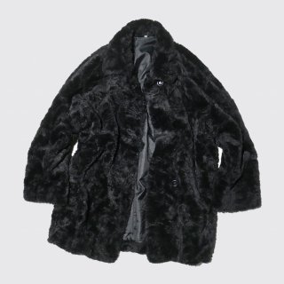 vintage faux fur coat