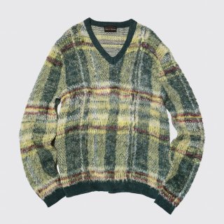 vintage arrow orion&mohair check sweater