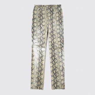 vintage python leather trousers