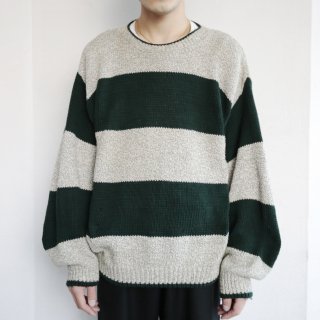 vintage border cotton sweater