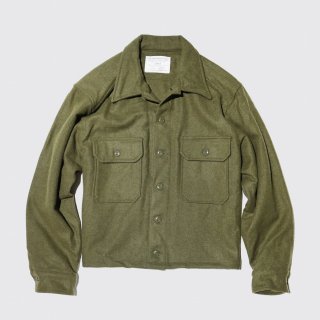 vintage us army resized wool utility shirt