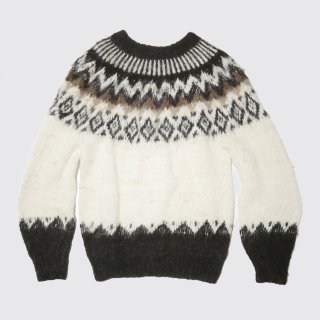 vintage mohair fair isle sweater