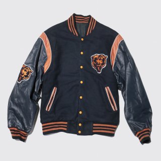 vintage nfl bears reversible varsity jacket