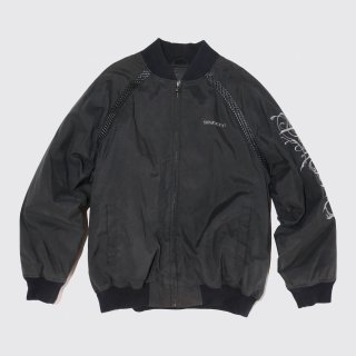 vintage sean jhon broderie bomber jacket