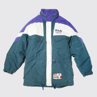 vintage 90's fila padding jacket