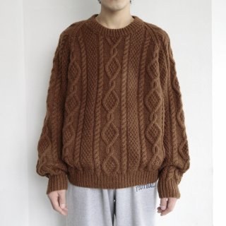 vintage hand knit alan sweater