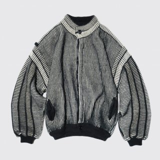 vintage rib knit jacket