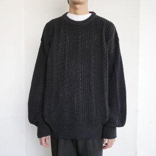 vintage cable knit sweater
