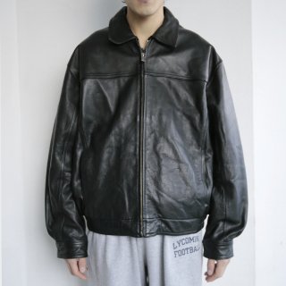 vintage wilsons zipped leather jacket