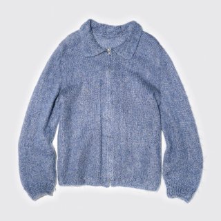 vintage zipped mohair sweater