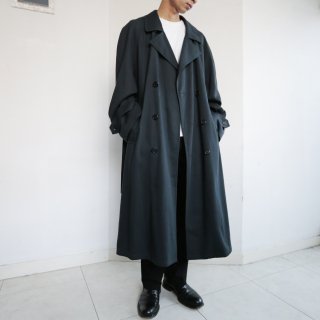 vintage gabardine trench coat , with liner