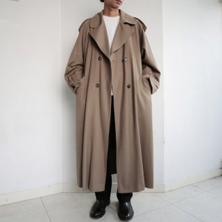 vintage gabardine trench coat , with liner