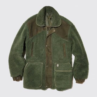 vintage boa utility jacket